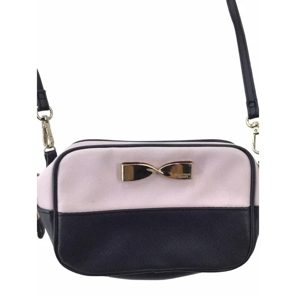 Victoria's Secret Black Pink Crossbody Bag - Picture 8 of 16